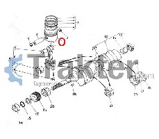 PISTONE 0.5 ORIGINAL KUBOTA 15281-21910 15281-21911