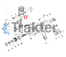 PISTON 0.5 ORIGINAL KUBOTA 15281-21910 15281-21911