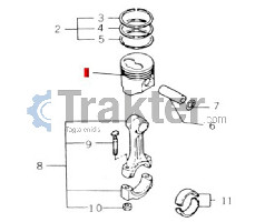 ΠΙΣΤΟΝΙ ΓΟΥΒΑ STD ORIGINAL ISEKI 6212-111-007-10