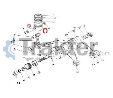 PISTONE CON SPINOTTO ORIGINAL ISEKI 56MM-406-430-01