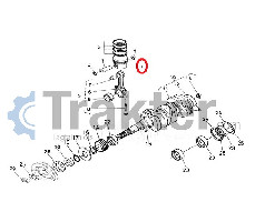 ΠΙΣΤΟΝΙ STANDARD ΓΟΥΒΑ ORIGINAL KUBOTA 17311-21110 17321-21110 17321-21112