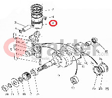 PISTONE STANDARD ORIGINAL KUBOTA 15221-21110