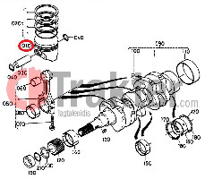 PISTÓN STD KUBOTA ORIGINAL 15841-21110