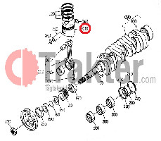 PISTONE STD 19077-21112 h1900-21100 19077-21110 OEM