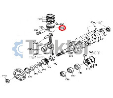 ΠΙΣΤΟΝΙ ΤΡΙΦΥΛΛΙ STD ORIGINAL KUBOTA 1g466-21110