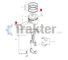 KOLBENRING VERSCHLUSS ORIGINAL ISEKI 6909-950-115-00