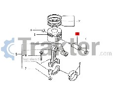 SPINA PISTONE ORIGINAL ISEKI 6512-211-018-00