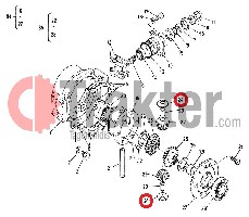 GRUPPO DIFFERENZIALE RONDELLA ORIGINAL KUBOTA 31351-26390 31220-26390