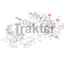 RITZEL DER HINTERACHSDIFFERENTIALWELLE ORIGINAL ISEKI 1488-301-005-10 1488-301-005-40