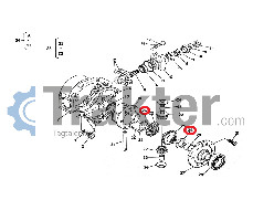 PLANETENGETRIEBE UNTERLEGSCHEIBE ABSTANDSHALTER ORIGINAL KUBOTA 31220-26480