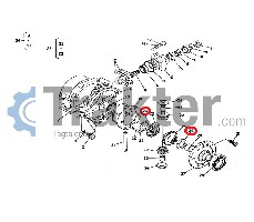 GRUPPO DIFFERENZIALE RONDELLA COLLARE DISTANZIATORE ORIGINAL KUBOTA 31220-26480