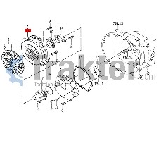 KUPPLUNGSDRUCKPLATTE ORIGINAL ISEKI 1507-121-202-00 1572-121-201-00