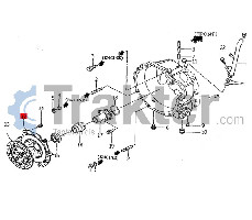 ΠΛΑΤΩ ΣΥΜΠΛΕΚΤΗ ORIGINAL ISEKI 1716-120-220-00 1617-120-210-00