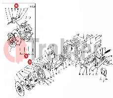 FRIZIONE PIATTO SPINGIDISCO ORIGINAL KUBOTA 32350-14500 32350-14503
