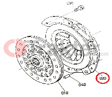 ΠΛΑΤΩ ΣΥΜΠΛΕΚΤΗ ORIGINAL KUBOTA 38430-14600