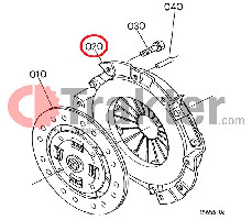 FRIZIONE PIATTO SPINGIDISCO ORIGINAL KUBOTA 67111-13320 6c040-13300