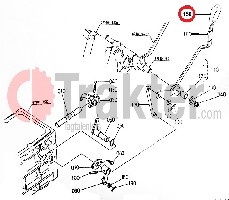 PRESA LEVA LENTO RAPIDO PTO 4X4 4X2 ORIGINAL KUBOTA 37410-43560