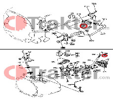 GRIFF PTO- UND 4X4-HEBEL ORIGINAL KUBOTA 35828-29620