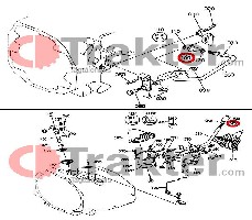 PRESA LEVA PTO E 4X4 ORIGINAL KUBOTA 35828-29620