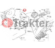 GRIFF GANGWAHLHEBEL ORIGINAL KUBOTA t0070-49820