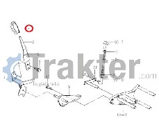 MANOPOLA A LEVA IDRAULICA ORIGINAL ISEKI 1432-242-004-00