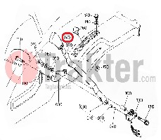 GRIFF HYDRAULIK-HEBEL ORIGINAL KUBOTA 67156-38960
