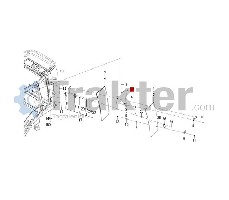 PORTA CABINE MANICOTTI ORIGINAL ISEKI 1815-740-200-00