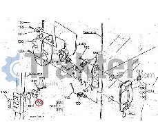 TÜRSCHLOSSSTREIKER ORIGINAL KUBOTA t0270-85170