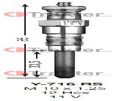 GLÜHKERZE ORIGINAL KUBOTA 1j860-65512 19077-65510 16415-65510