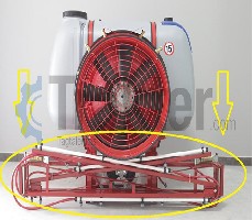 BARRA SPRUZZATRICE PER TERRA AGRON 10M DISPOSITIVO DI FRUTTA