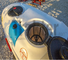 ANBAUSPRITZE AGRON 1000L SCHIEBEN MIT TURBINE Base Pump DELTA 125 TS VA Udor Italia