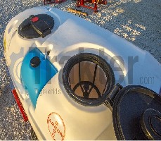 SQUIRTER SPREYER AGRON 1000L SCORREVOLE CON TURBINA Base Pump DELTA 125 TS VA Udor Italia