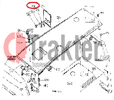 CASQUILLO DEL RADIADOR CAPÓ KUBOTA ORIGINAL 34070-41463 34070-41460