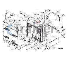 KÜHLERDECKEL KLEIN ORIGINAL KUBOTA 17214-72020, 6C040-58660