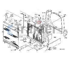 KÜHLERDECKEL KLEIN ORIGINAL KUBOTA 17214-72020, 6C040-58660