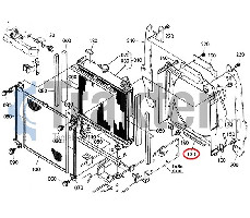 VENTOLA DI RAFFREDDAMENTO ORIGINALE KUBOTA t2050-16020 t2050-16023