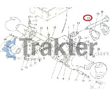 KÖNIGSZAPFEN BOLZEN DIFFERENTIAL VORN ORIGINAL KUBOTA 66591-56115