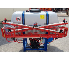 PULVERIZADOR DE CHORRO DE 220 LITROS BARRA ROCIADORA 6M