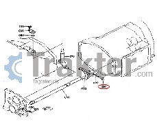 RETROMARCIA FORCELLA BULLONE ORIGINAL KUBOTA 34076-64340