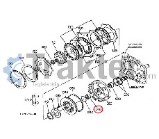 SCATOLA FRIZIONE CUSCINETTO ORIGINAL KUBOTA 34076-61540