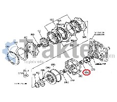 SCATOLA FRIZIONE CUSCINETTO ORIGINAL KUBOTA 34076-61530