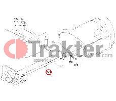 RÜCKFAHREINRICHTUNG KUPPLUNGSGLOCKE ACHSE ORIGINAL KUBOTA 34076-64313