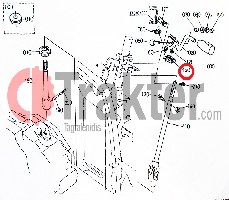 RETROMARCIA CUSCINETTO GUARNIZIONE ORIGINAL KUBOTA ta040-43870