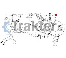 COPERCHIO SERBATOIO CARBURANTE ORIGINAL ISEKI 1554-111-210-00