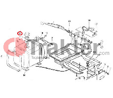 FUEL TANK CAP ORIGINAL KUBOTA 66621-54820