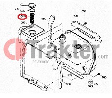 COPERCHIO SERBATOIO CARBURANTE COPERTURA ORIGINAL KUBOTA 34070-42030