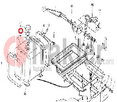 COPERCHIO SERBATOIO CARBURANTE COPERTURA GOMMA ORIGINAL KUBOTA 10211-41340