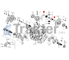 RONDELLA DIFFERENZIALE ORIGINALE ISEKI 1427-301-007-00