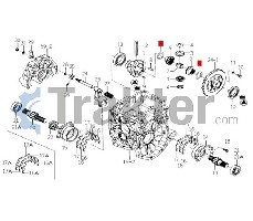 RONDELLA DIFFERENZIALE ORIGINALE ISEKI 1427-301-007-00