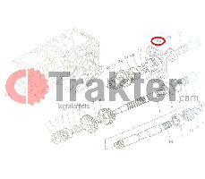 SHIM WASHER PLAIN PTO ORIGINAL KUBOTA 66611-14760